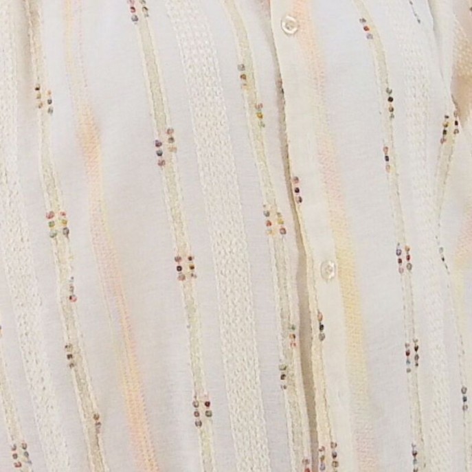 Enjoy Blouse oversized pofmouw Beige borduur